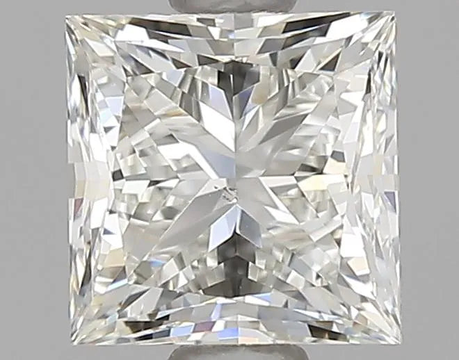 0.90ct Princess Natural Diamond (Colour J, Clarity VS2, GIA Certified)