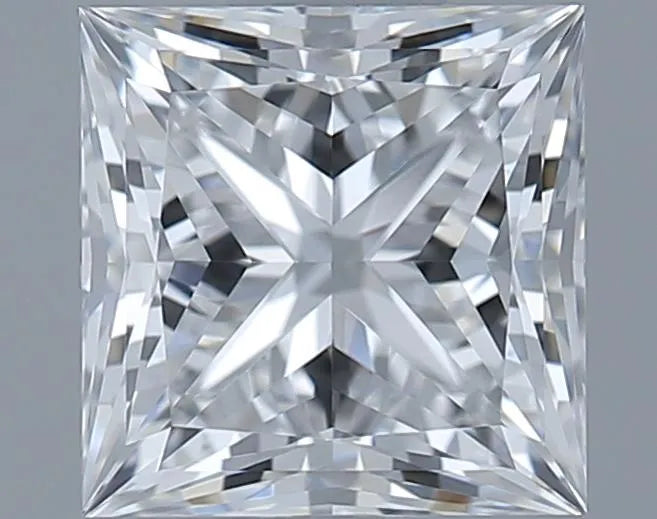 1.02ct Princess Natural Diamond (Colour D, Clarity FL, Cut GD, GIA Certified)