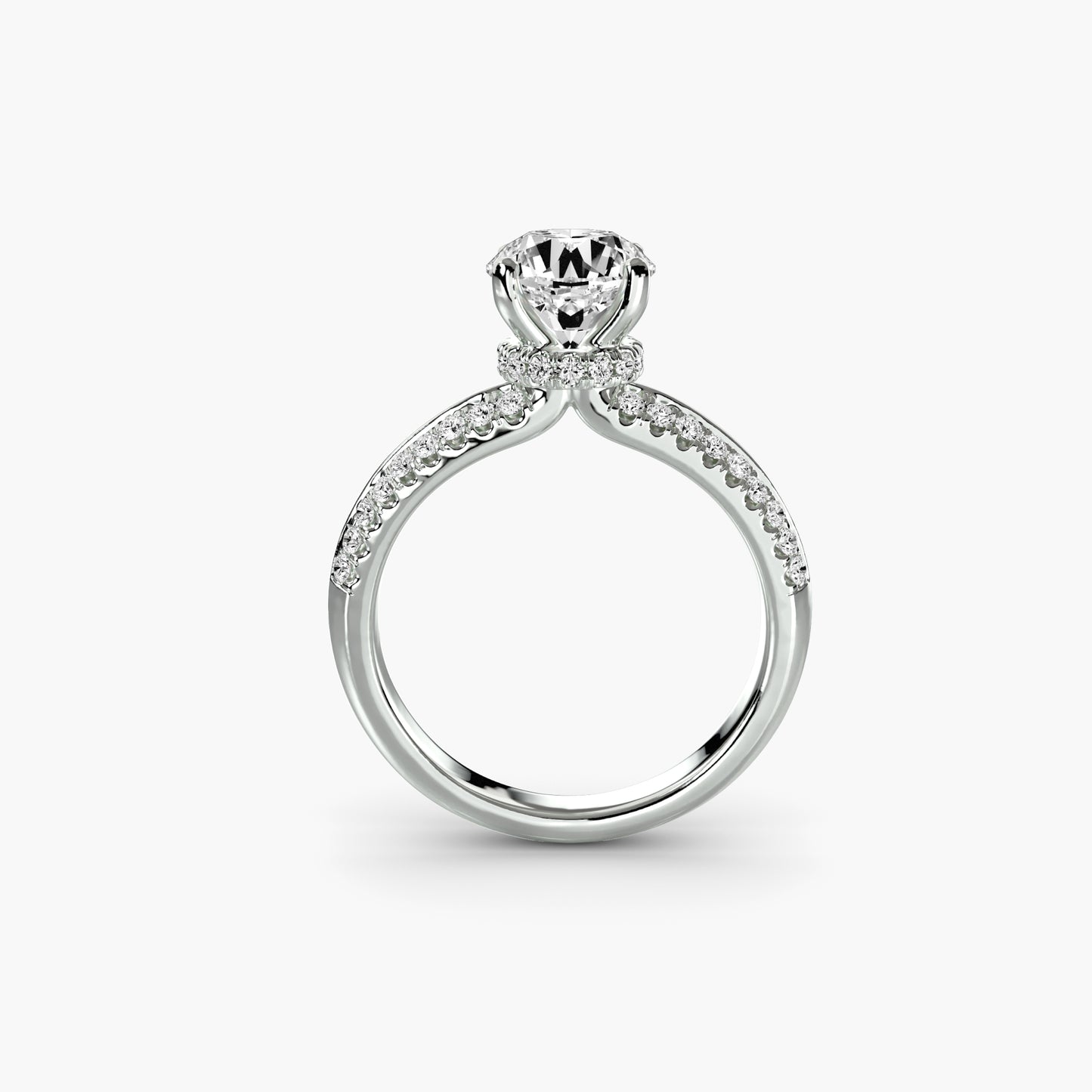 Solitaire avec pavé