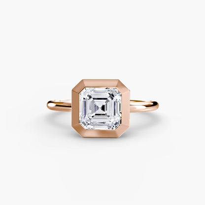 Le solitaire serti clos