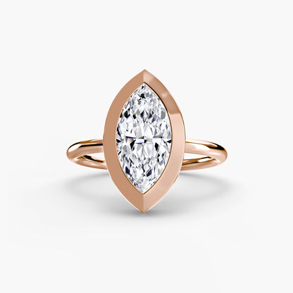 Le solitaire serti clos