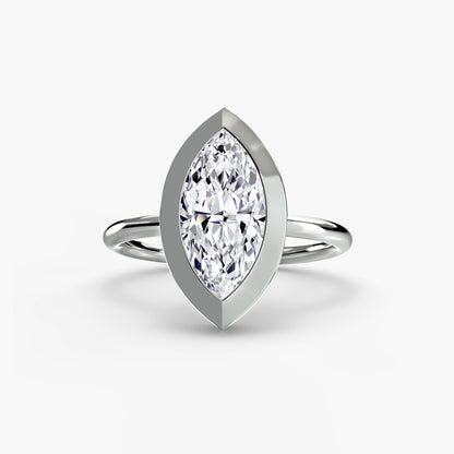 Le solitaire serti clos