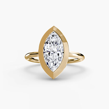 Le solitaire serti clos