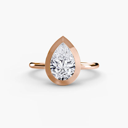 Le solitaire serti clos