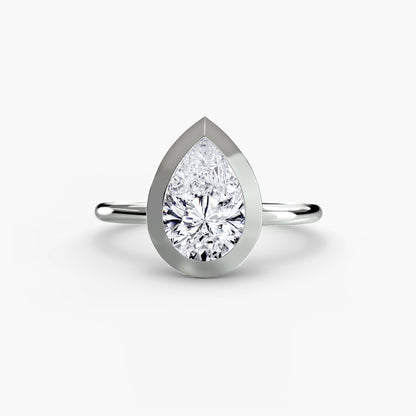 Le solitaire serti clos
