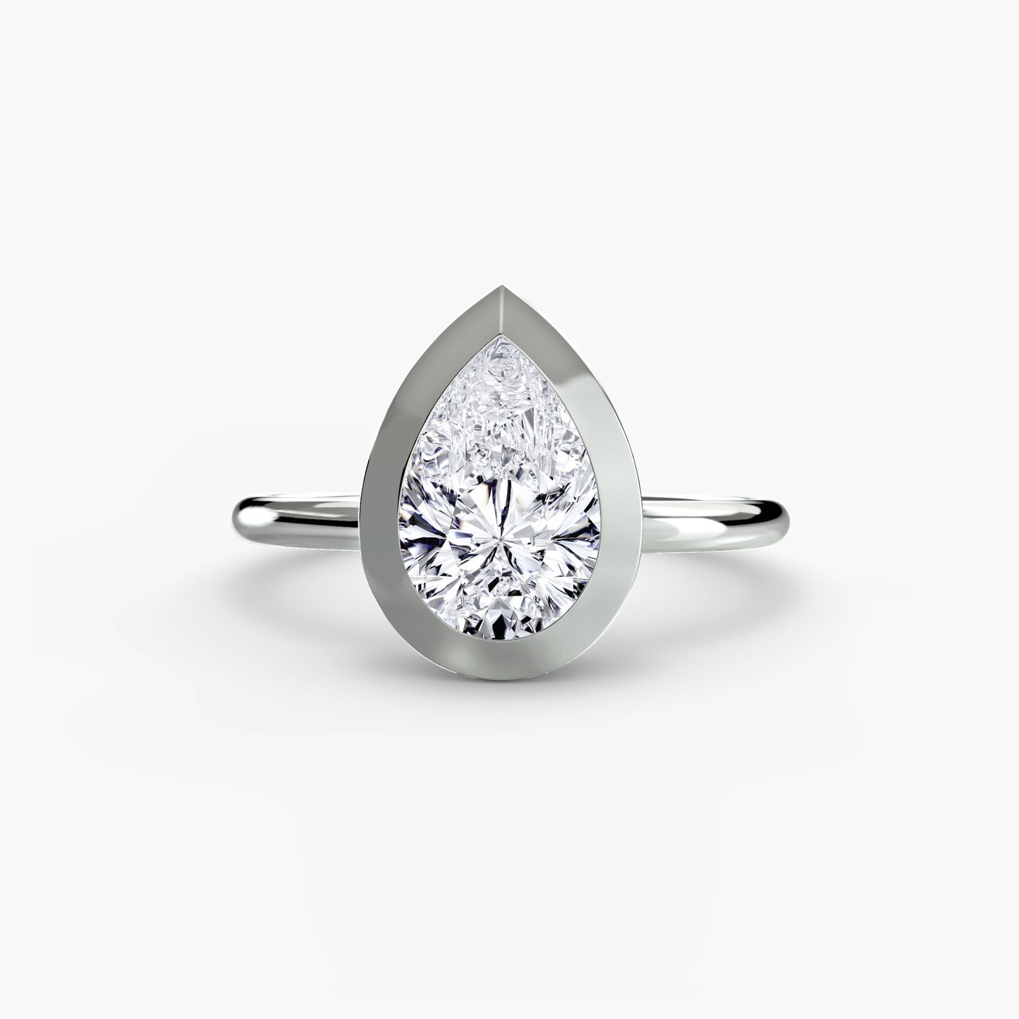 Le solitaire serti clos