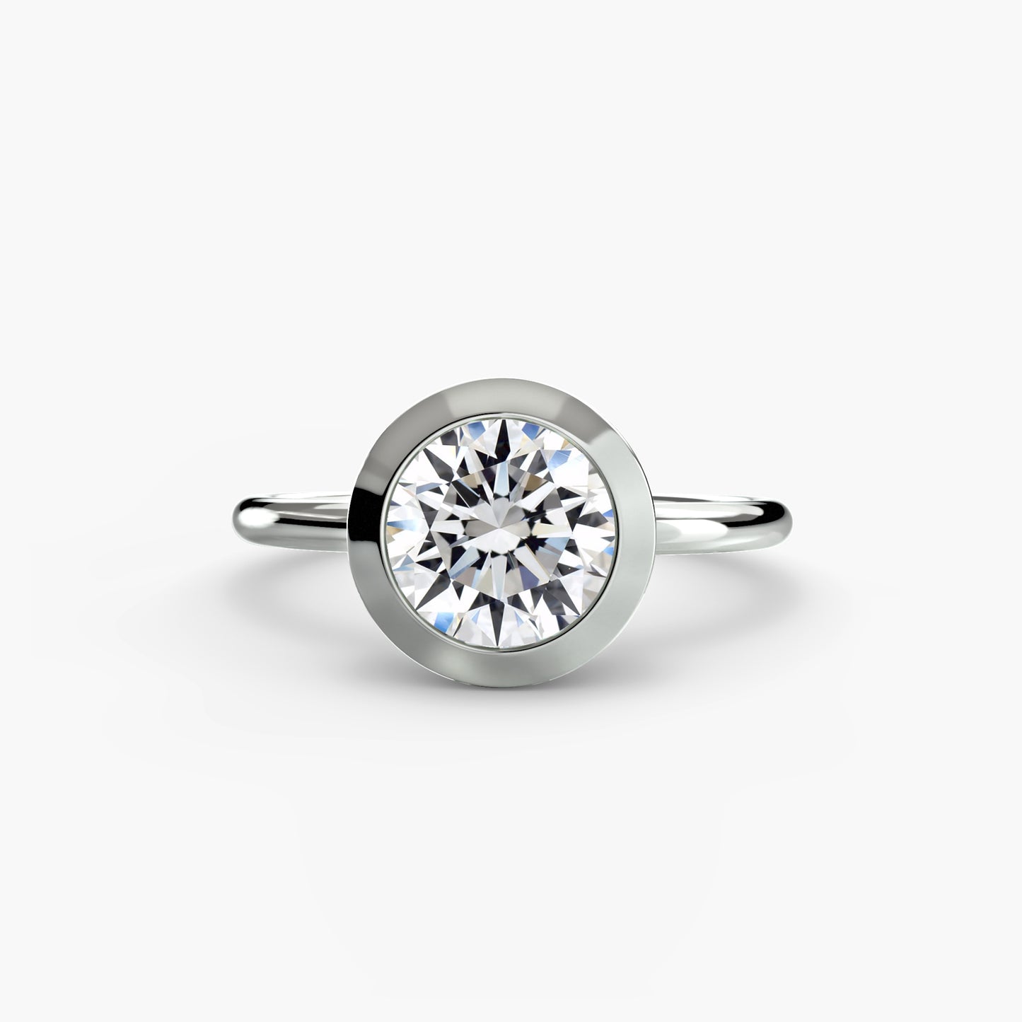 Le solitaire serti clos
