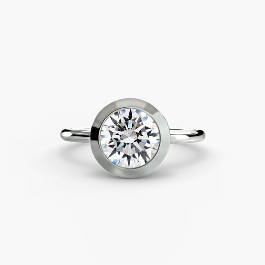 Le solitaire serti clos
