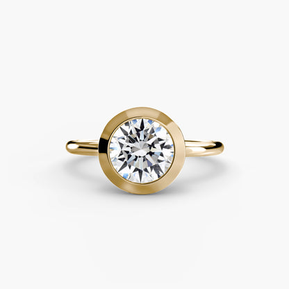 Le solitaire serti clos