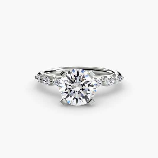 Le solitaire à accent floral