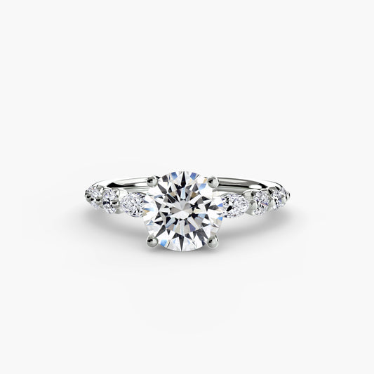 Bague d'accent étagée