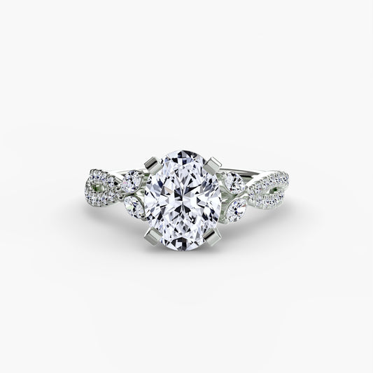 Bague Twist Pavé