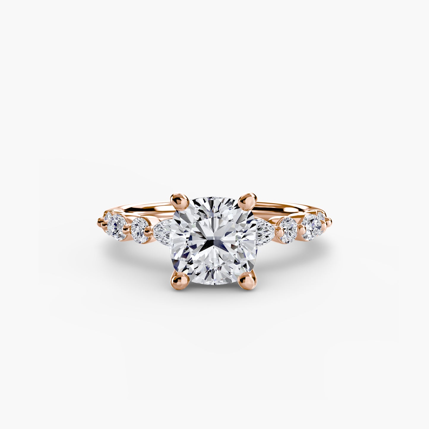 Solitaire avec Éternité Pavé 2