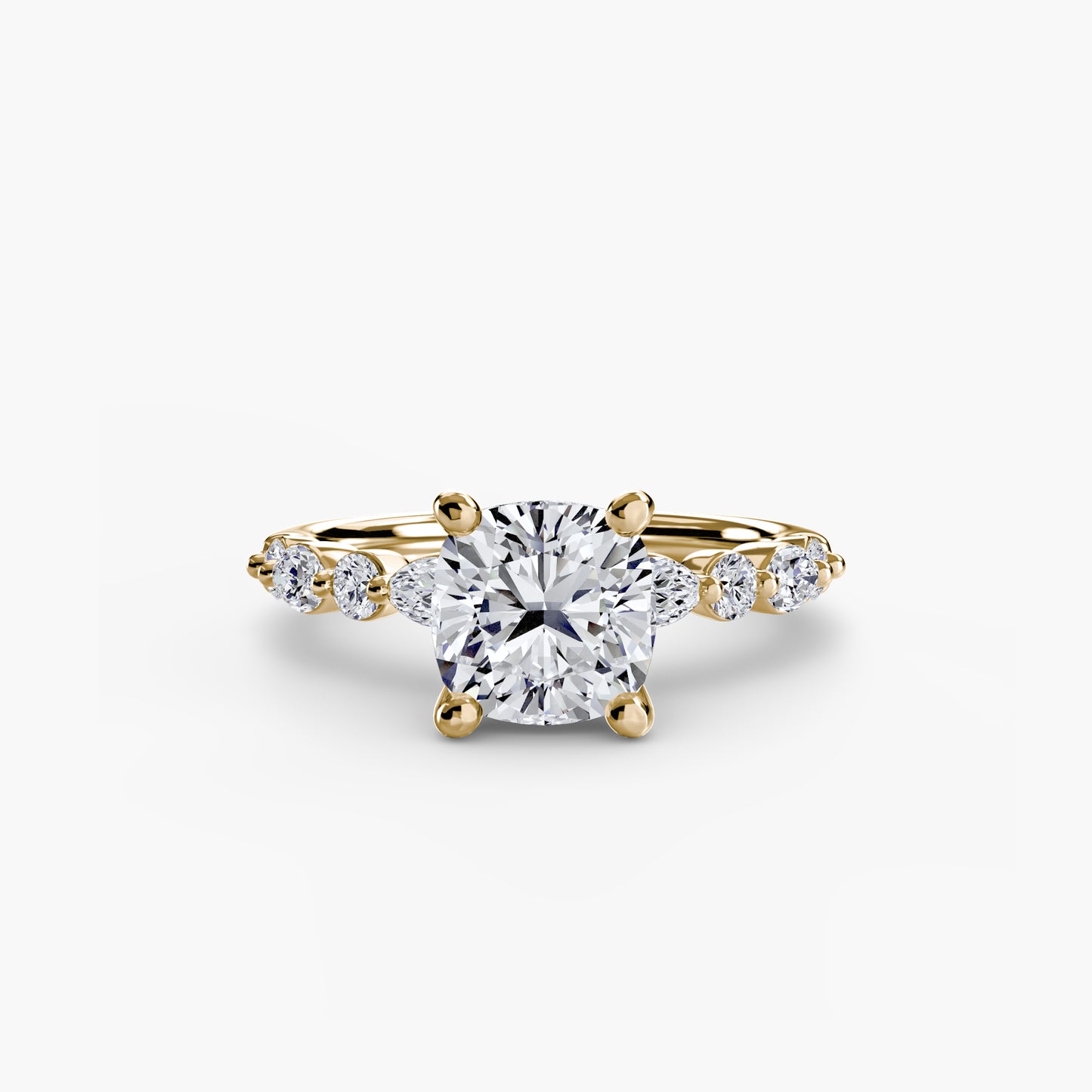 Solitaire avec Éternité Pavé 2
