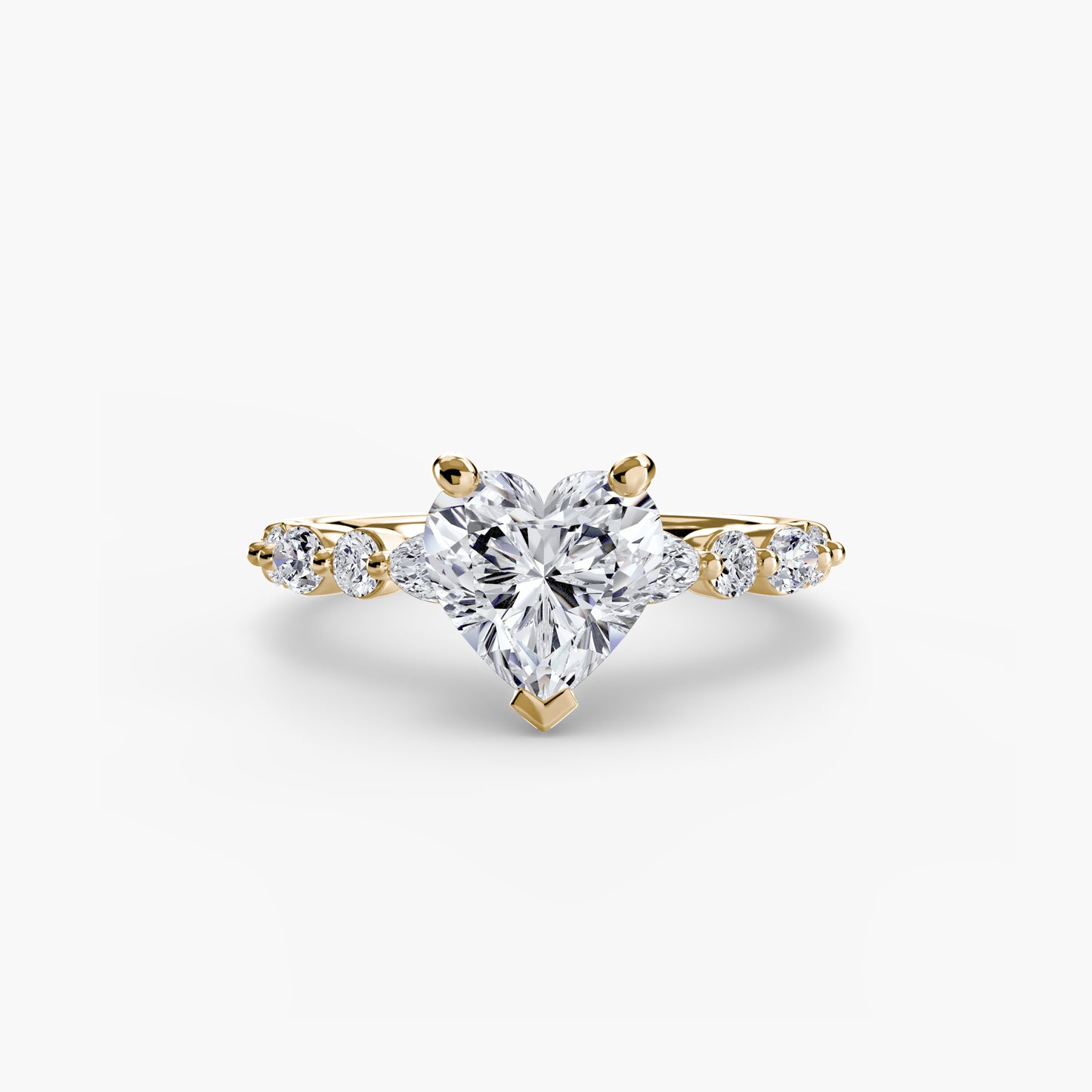 Solitaire avec Éternité Pavé 2
