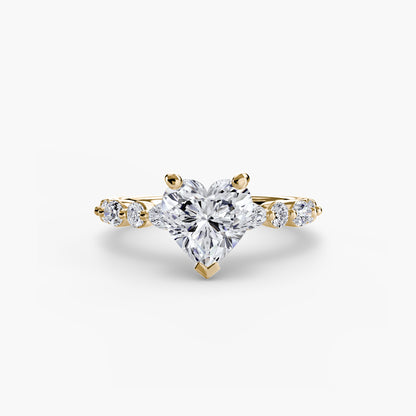 Solitaire avec Éternité Pavé 2