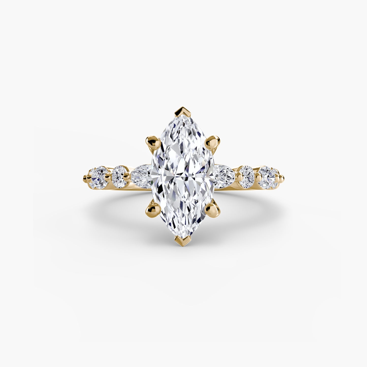 Solitaire avec Éternité Pavé 2