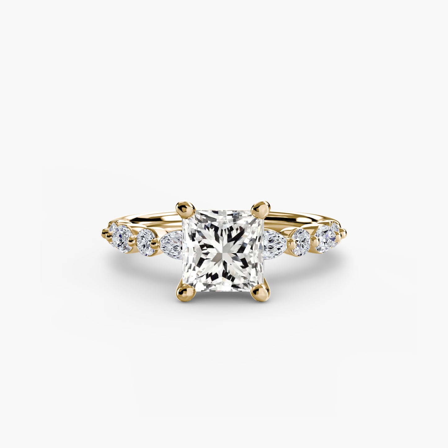 Solitaire avec Éternité Pavé 2