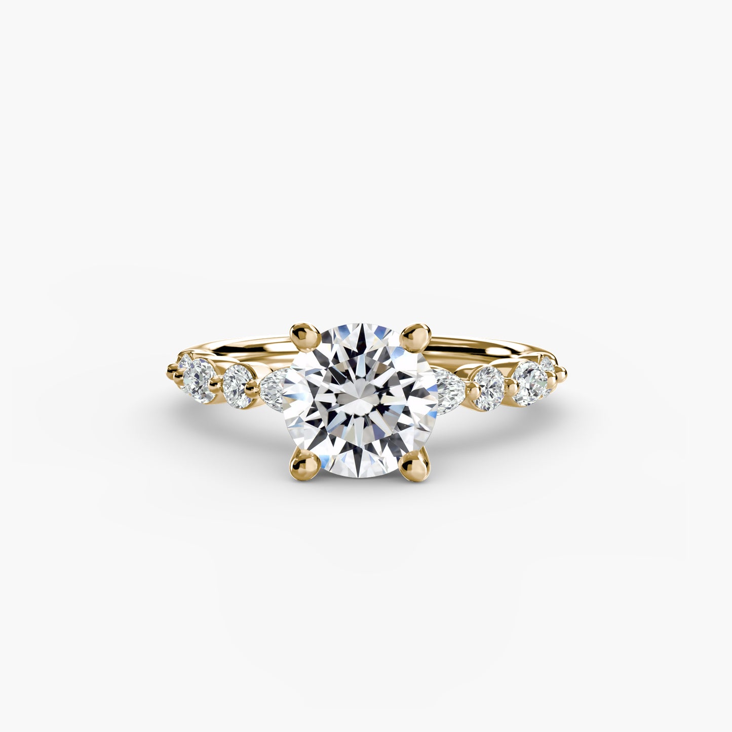 Solitaire avec Éternité Pavé 2